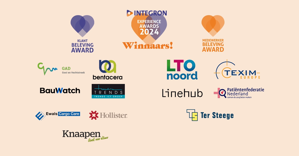 Beleving Awards 2024 uitgereikt aan meest klant- en medewerkergerichte organisaties van Nederland