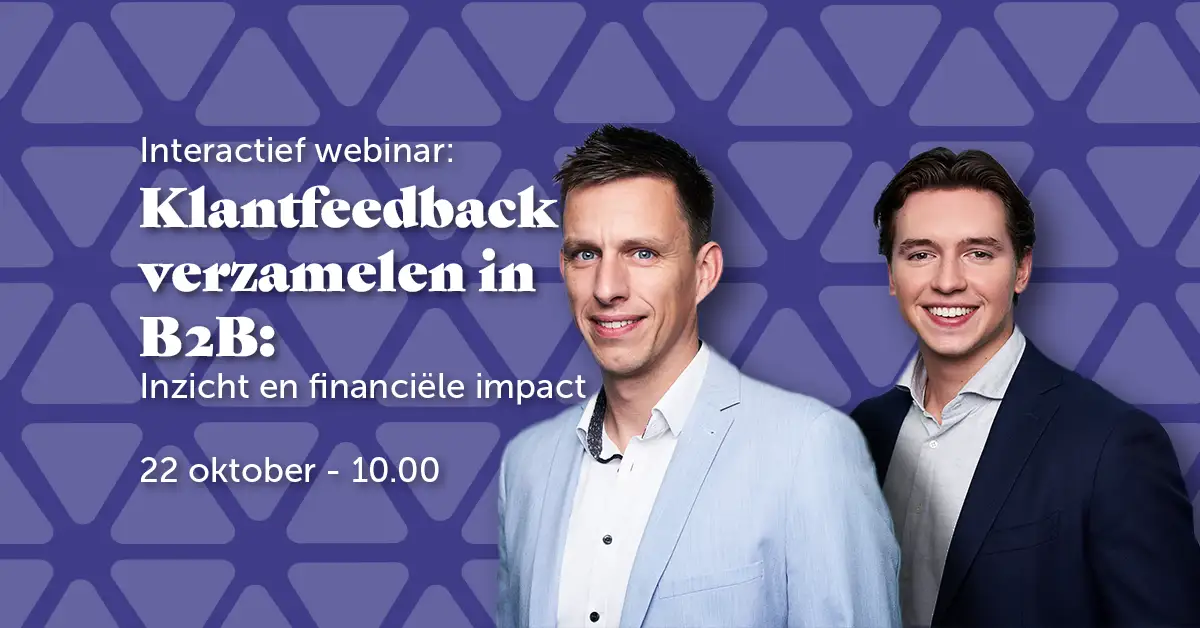 webinar jasper en benjamin klantfeedback verzamelen